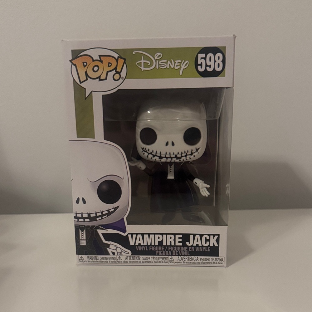 Funko Pop! Disney Vampire Jack Vinyl Figure - Black & White